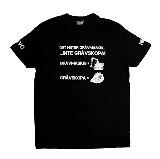 T-shirt, Grävskopa/Grävmaskin, strl XXL