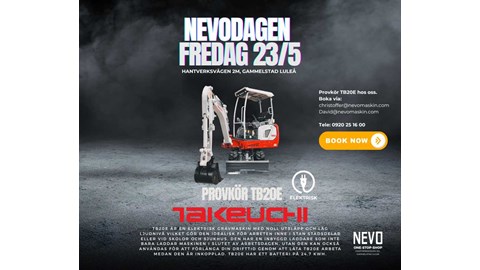 Provkör Takeuchi TB20E