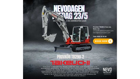 Provkör Takeuchi TB290-2