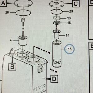 Filter, Hydraul retur
