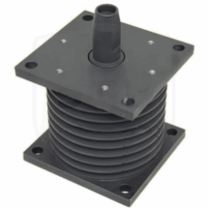 Gummifjäder vågsystem