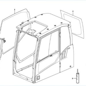 Glasruta C-modell, Övre